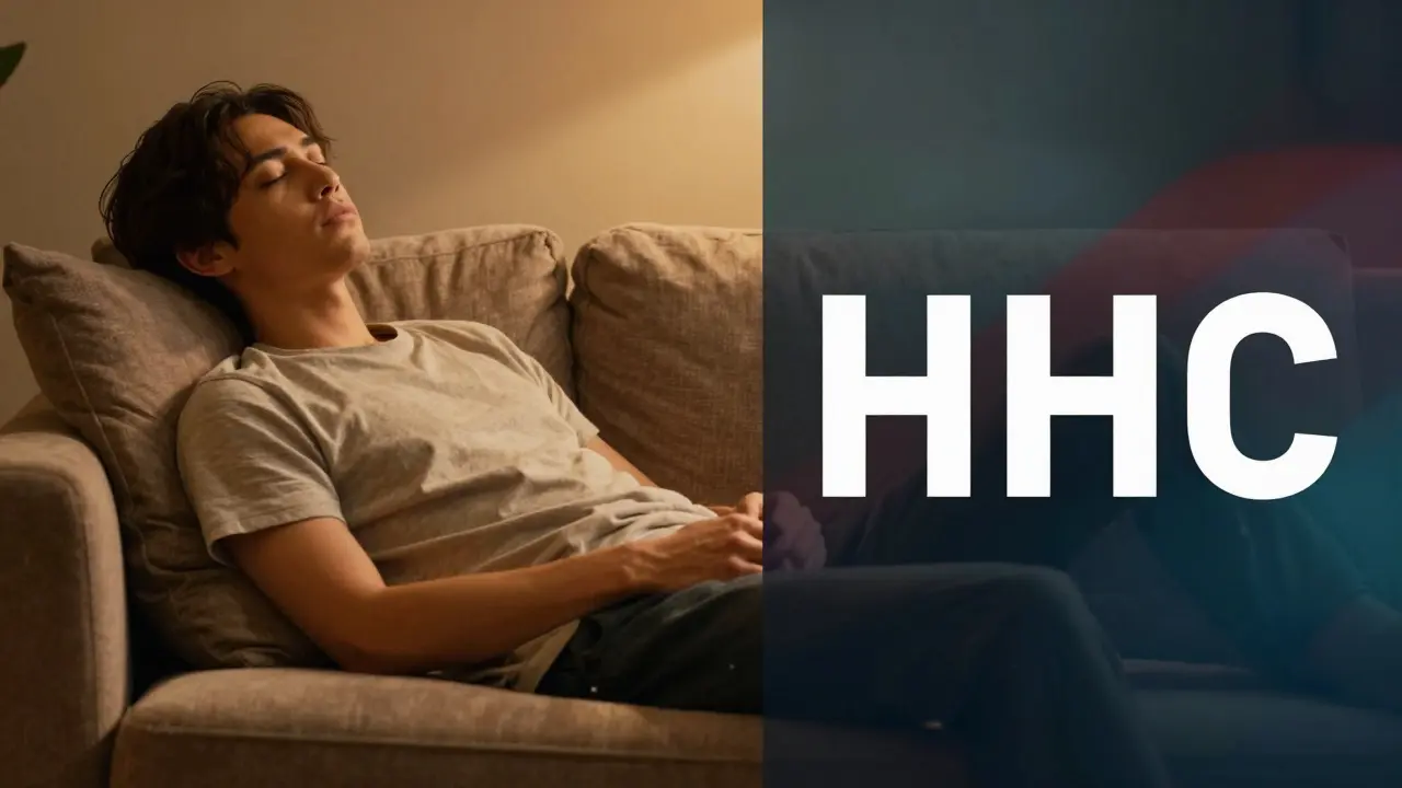 Porovnání účinků HHC a THC na člověka