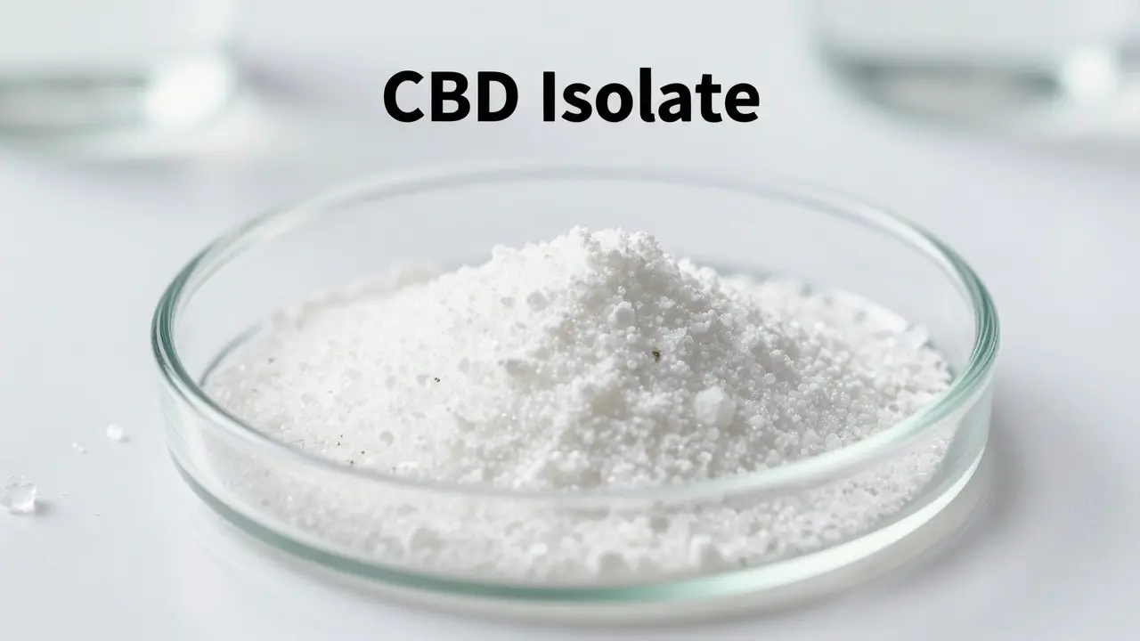 3 typy CBD: Krystal, Isolat a Full Spectrum - Rozdíl v účincích