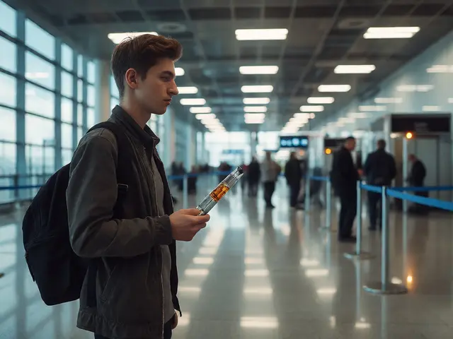 Můžu vzít dab pen s HHC na letiště? Pravidla TSA a cestování
